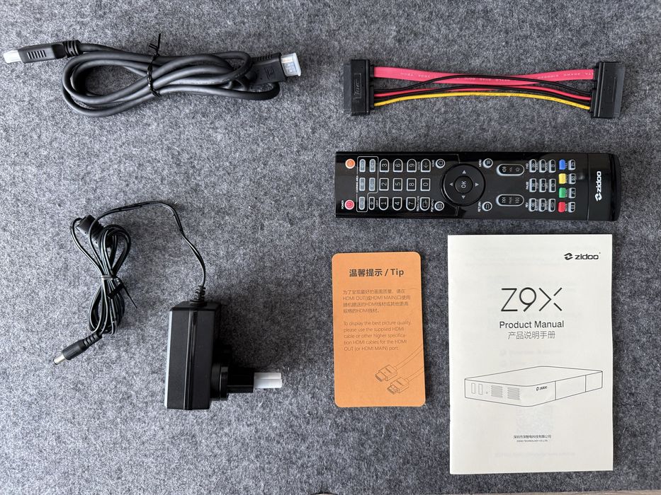 Media Player 4K Zidoo Z9X (Dolby Vision, HDR10+) - Pachet Complet / Full Box