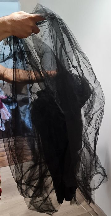 Уникална черна дълга пола