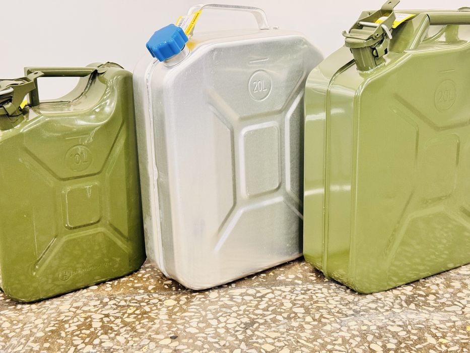 Канистра алюминиевая и металлическая. Kanistra