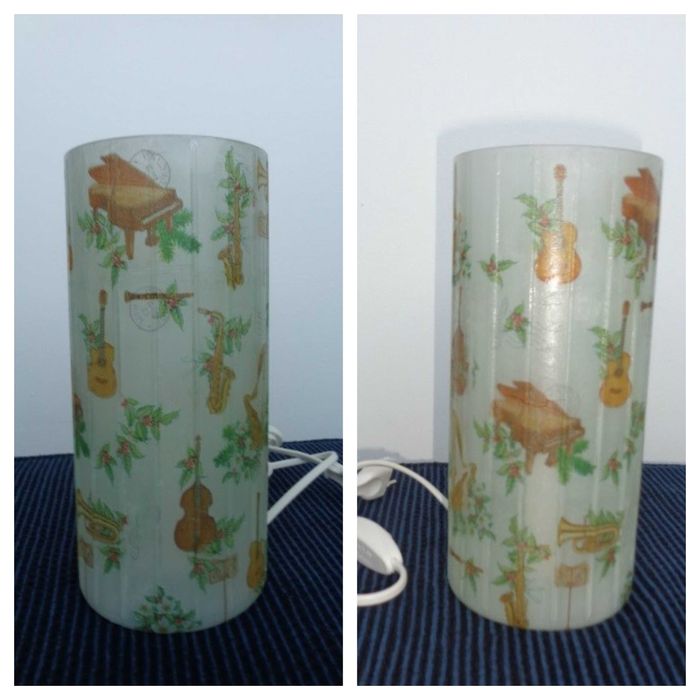 Veioză de sticlă handmade