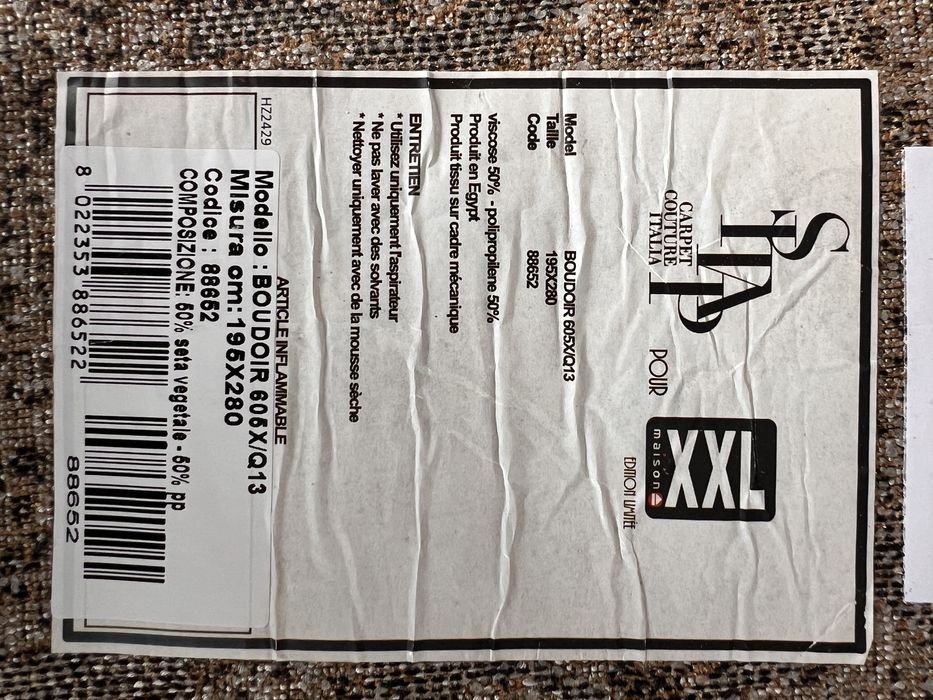 Covor 195x280, SITAP Carpet Couture Italia  (editie limitata)