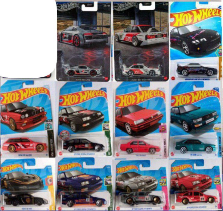 28 моделей автомобилей Hot Wheels