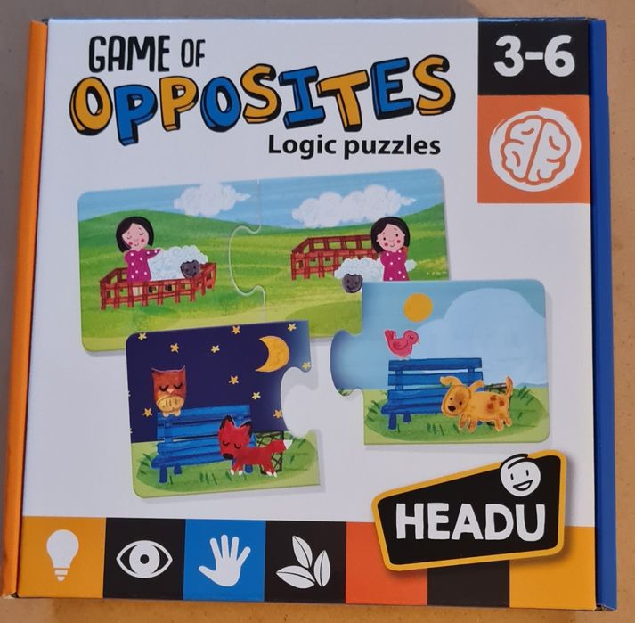 Headu - Puzzle educativ - Game Of Opposites - 3 ani+