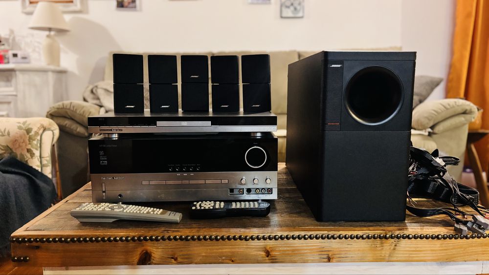 Sistem Home Cinema(Boxe)Bose 5.1.Amplificator+DVD harman/kardon