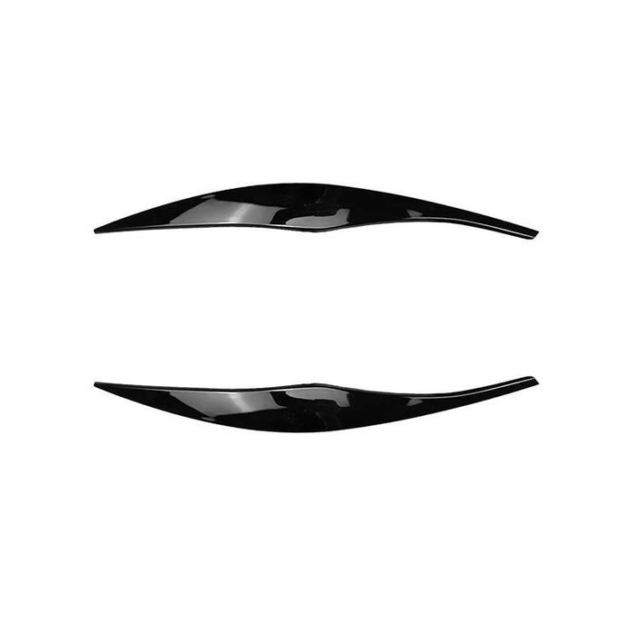 Set 2 pleoape faruri negru lucios BMW E90 E91 2005-2012
