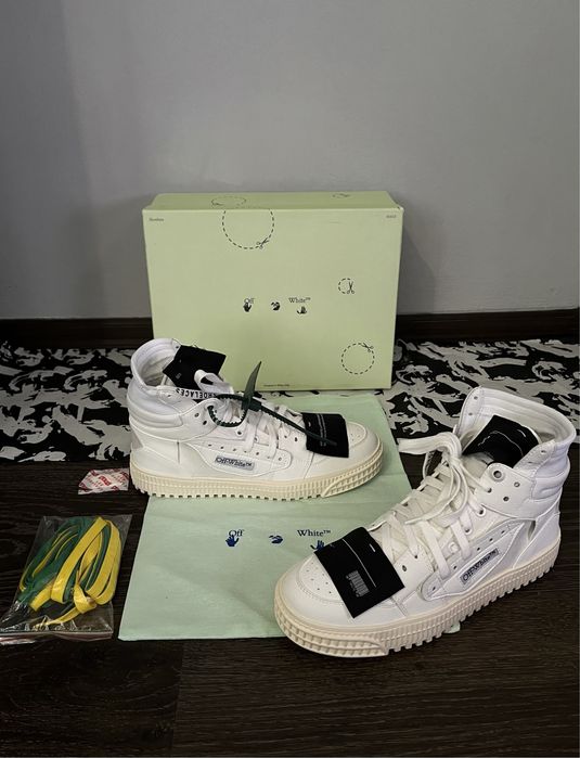 Off white Court 3.0 PIELE NATURALA