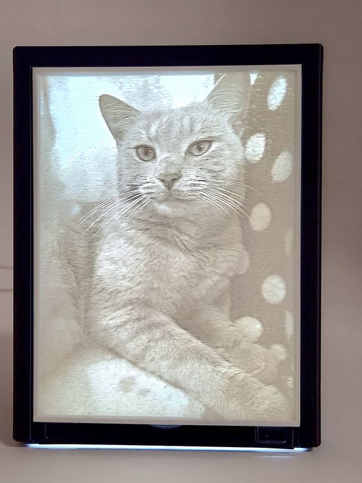 TABLOU LITOFANIE 3D CU ILUMINARE LED - Amintirea ta preferată prinde viață!