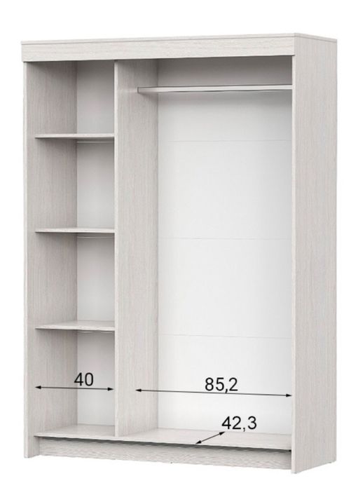 Шкаф купе с зеркалом