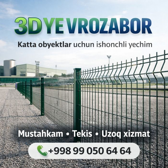 Yevroʻzaboʻr 3D Zaboʻr panellar Oʻzbekiston boʻylab yetkazib beramiz