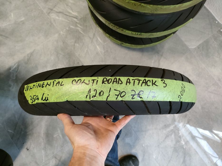 Anvelopa moto 120/70zr17 Continental contiroadattack 3