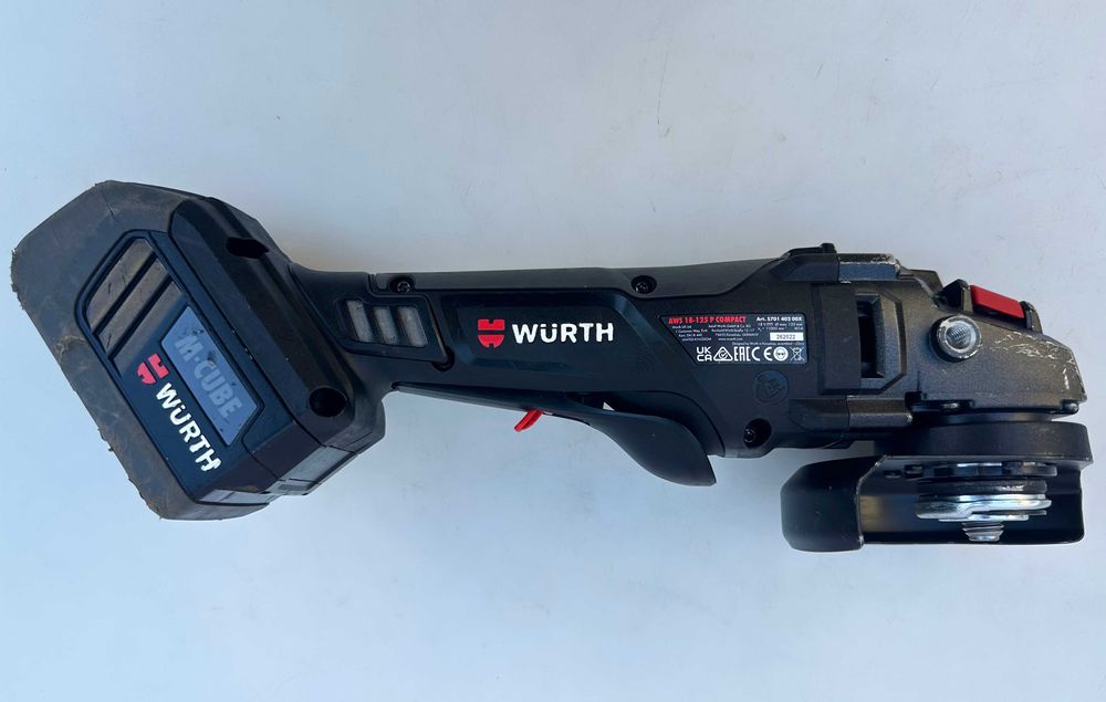 Wurth AWS 18-125 P M-Cube - Безчетков ъглошлайф 2x18V 4.0Ah