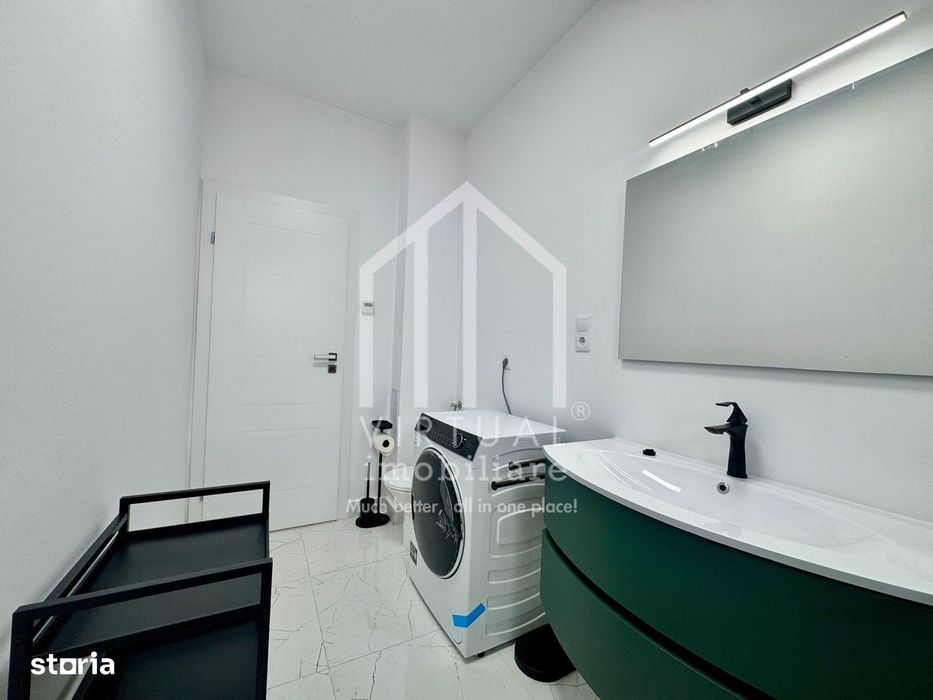 Apartament cu 2 camere, 55mp utili, 2 terase, lift, prima inchiriere
