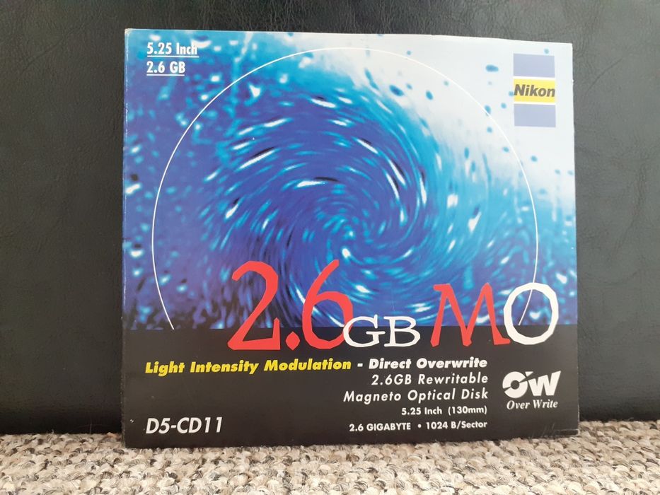 Nikon 2.6 Gb Magneto Optical Disk 5.25