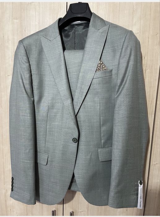 Costum bărbătesc premium – Unicat, Man style nou, marime M/L cu etichetă