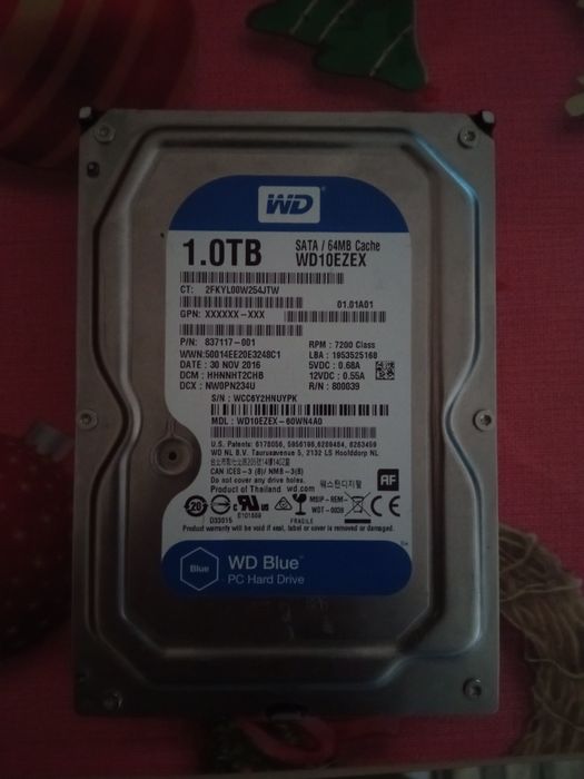 HDD Hard disk PC 1TB