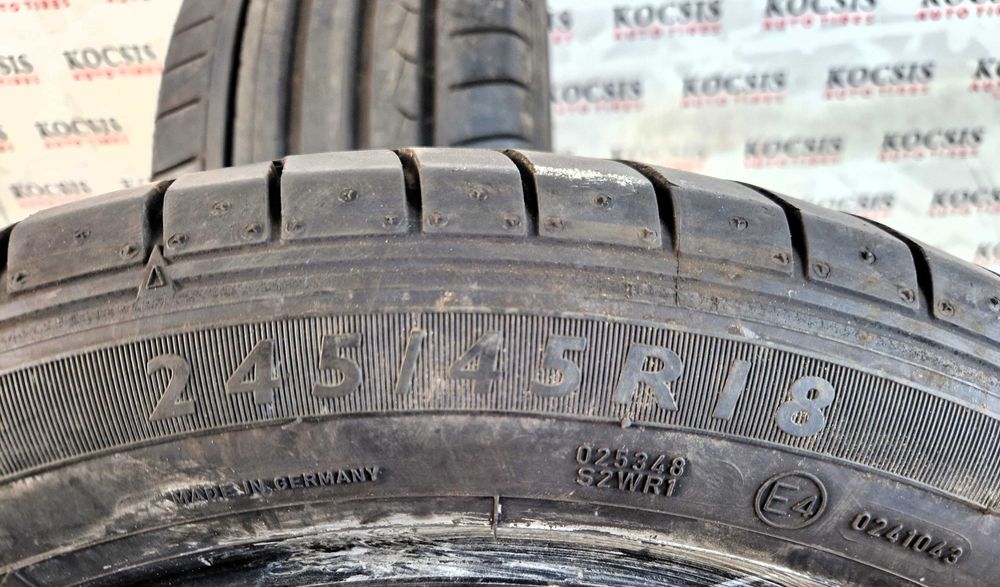 Anvelope second hand vara 245 45 18 Dunlop
