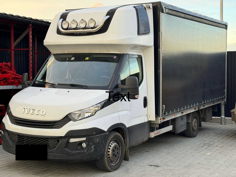 Iveco Dily 35S18, prelata, 2019, cabina, sirocou