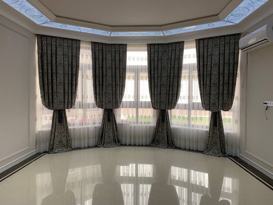 Занавески Шторы Pardalar Установка карнизов, Жалюзи, Римские.