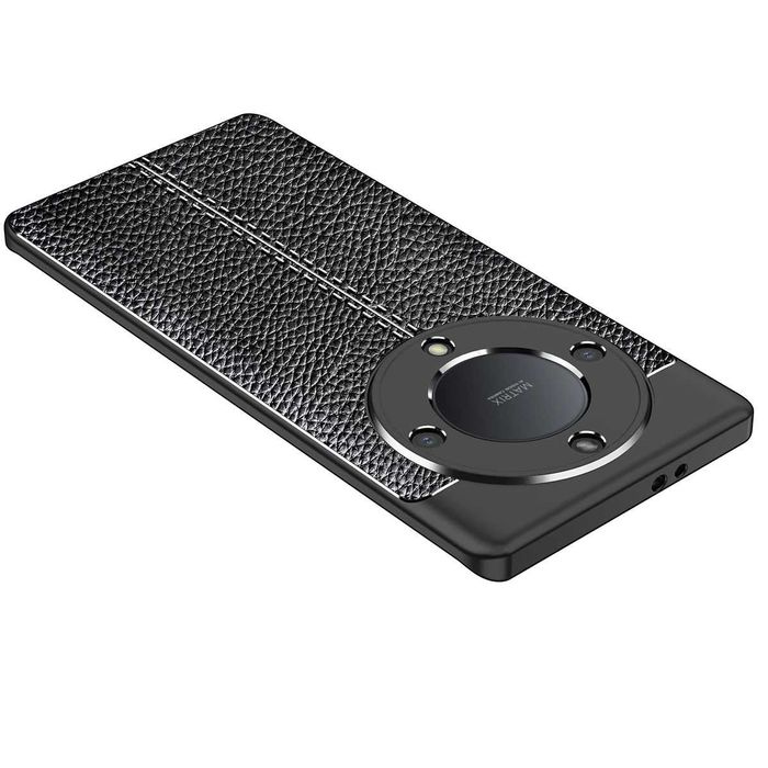 Honor Magic6 Lite / Magic5 Lite - Луксозен Кожен Кейс Гръб AF