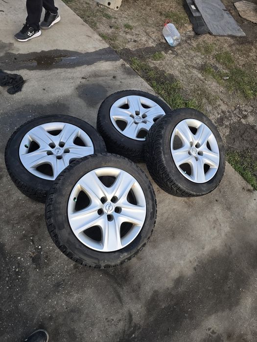 Set jante structurate 5x105 Opel Astra J K 225 50 17 roti iarna