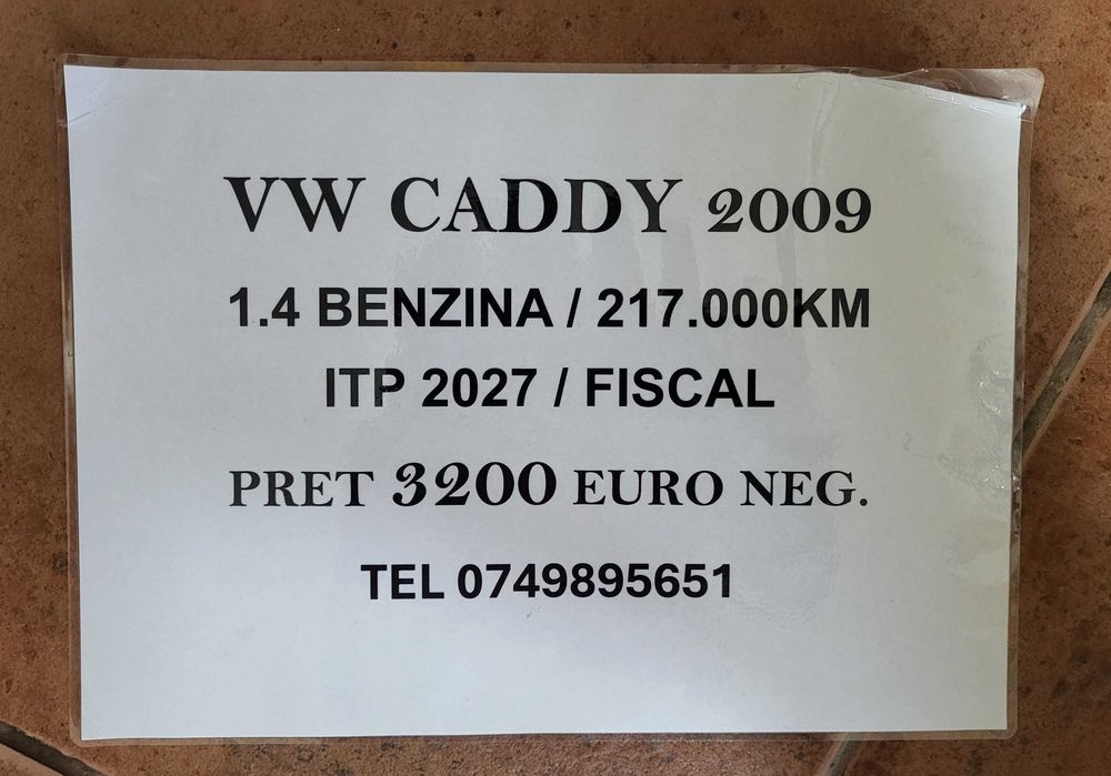 VOLKSWAGEN Caddy 0 — imagine 2