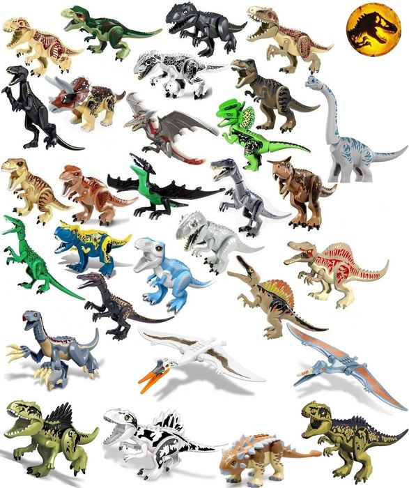 Dinozauri uriasi tip Lego de 30cm: Modele Diferite /Calitate Excelenta