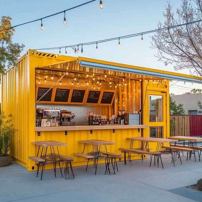 Торговый павильон контейнер под бизнес