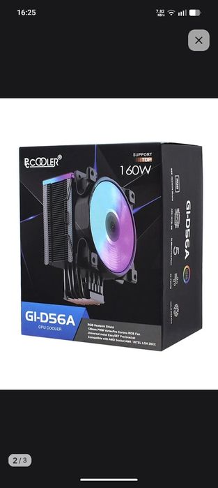 башенный кулер 160TDP