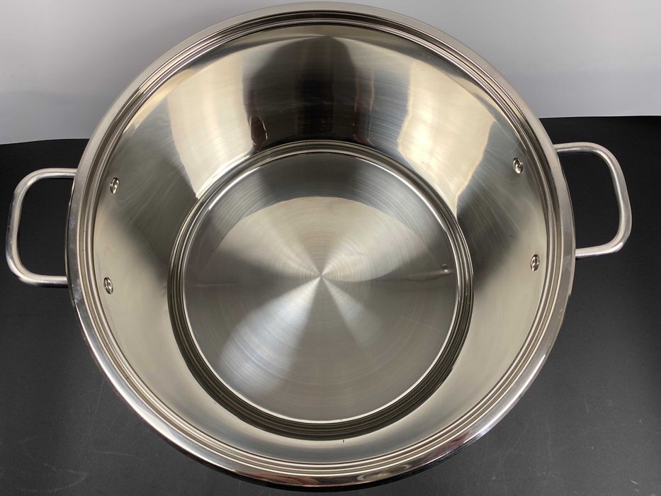 Oala inox 26 litri cu capac pentru gatit cantitati mari