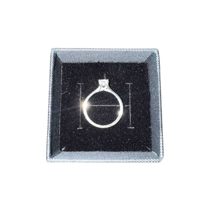 Пръстен 14к Бяло Злато С Камък | Gold | Bqlo Zlato