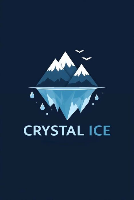 Лед в кубиках, от crystal ice, muz