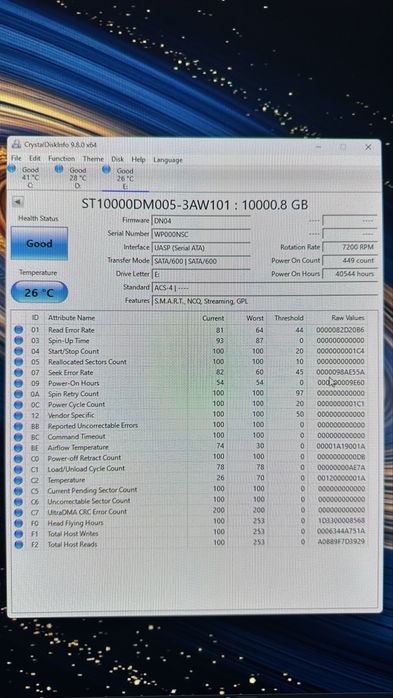 Hdd EXTERN 10 TB Seagate Expansion GOOD