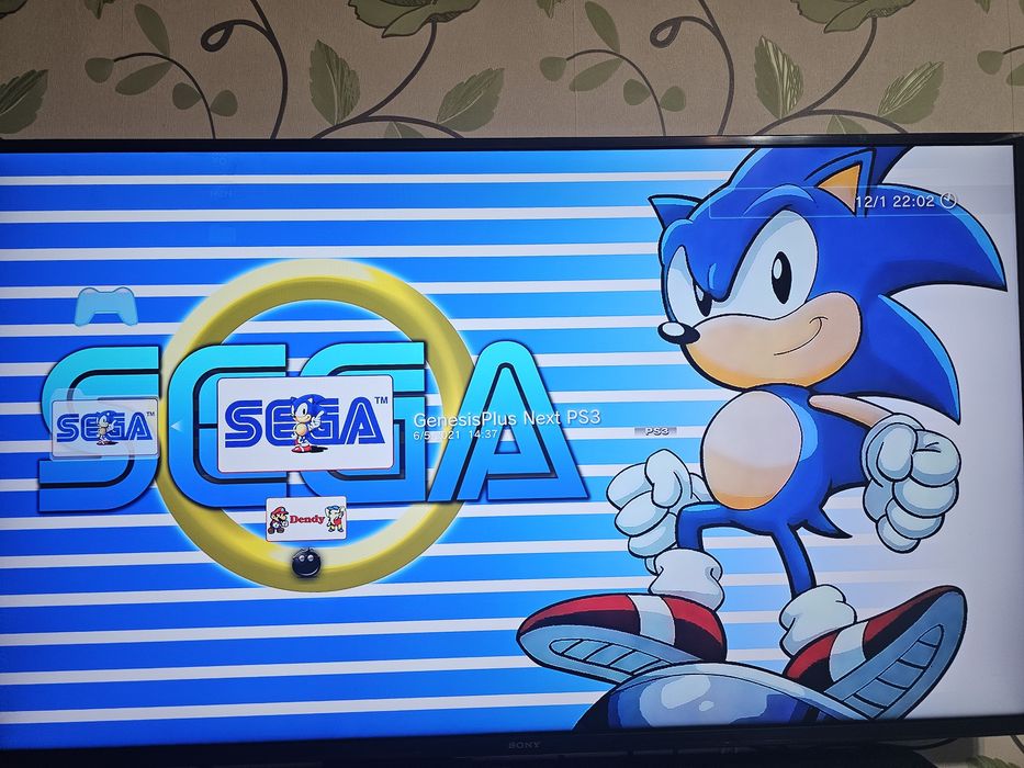 Продам PlayStation 3 - 46 игр. Есть Sega , Dendy