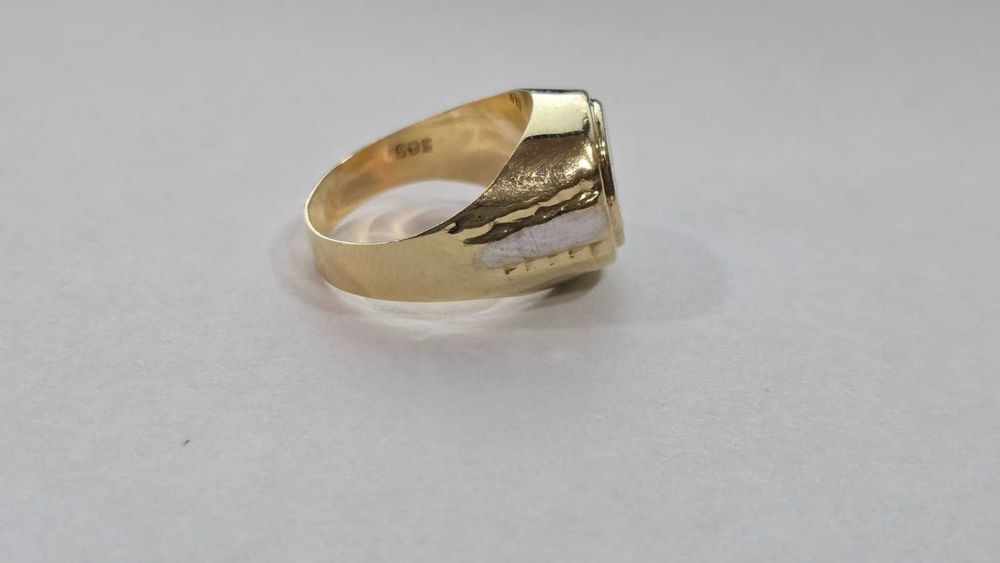 Златен мъжки пръстен 14 карата Mercedes