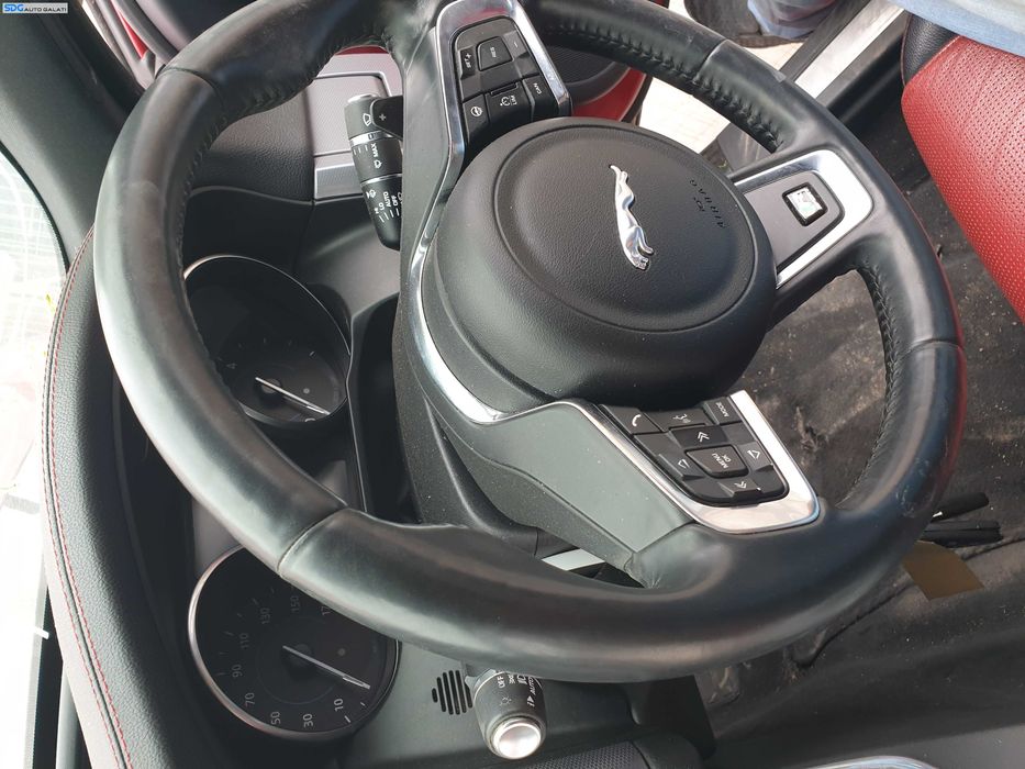 Volan Piele 3 Spite Incalzit cu Comenzi si Padele FARA Airbag Jaguar XF X260 2015 - 2020 [K6125]