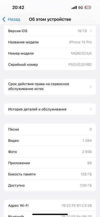 Iphone 14 pro 128
