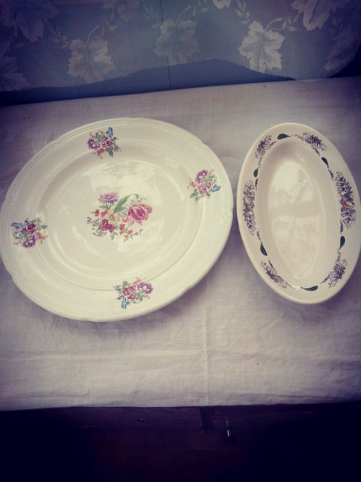 Большое блюдо и салатница(СССР)