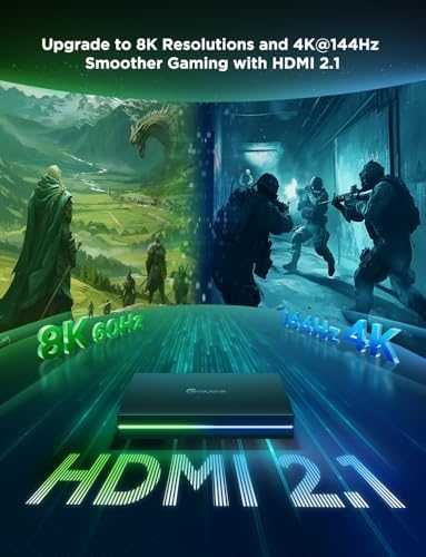 Ново Govee Sync Box с CogniGlow, RGBIC осветление, HDMI 2.1, 8K/4K