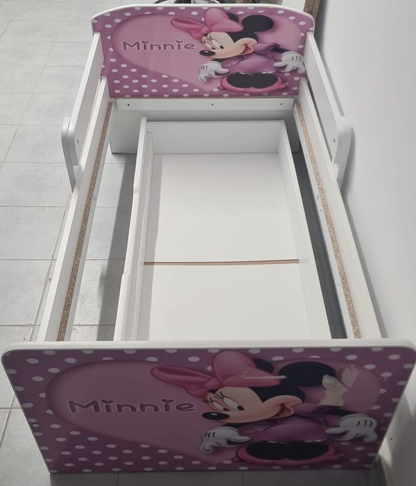 Pat 1 persoana 160x80 Minnie