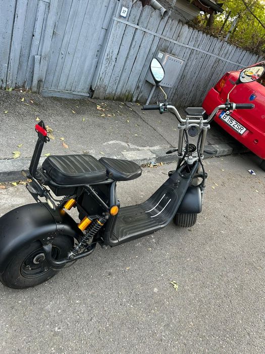 Scuter electric schimb cu iphone