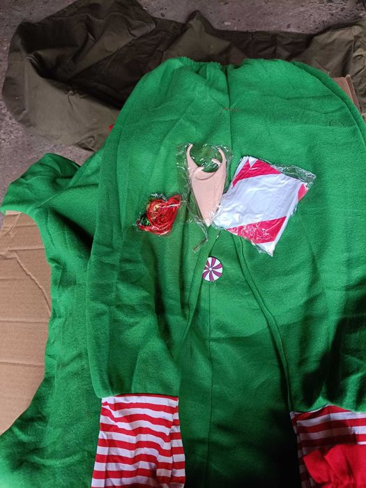 Costum de elf de Crăciun pentru copiii si adulți unisex