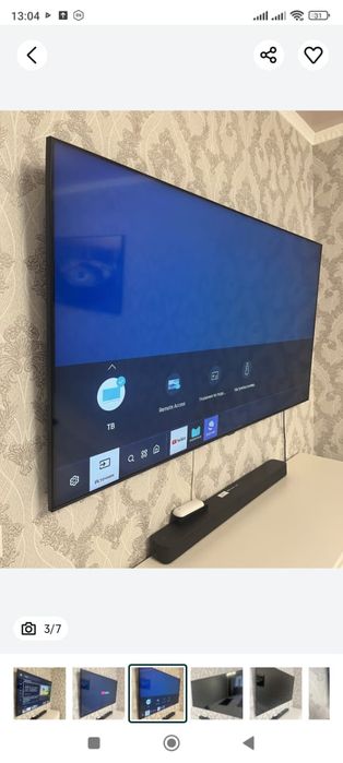 Смарт телевизор Samsung 192 см smart tv WiFi YouTube