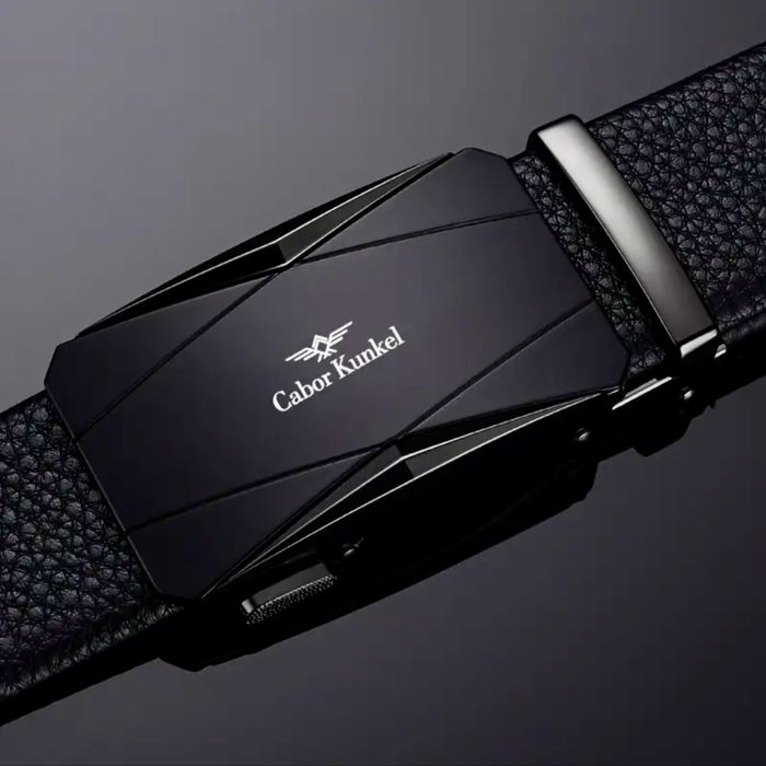 Мъжки официални колани с изчистена геометрия на катарамата в 3 версий!