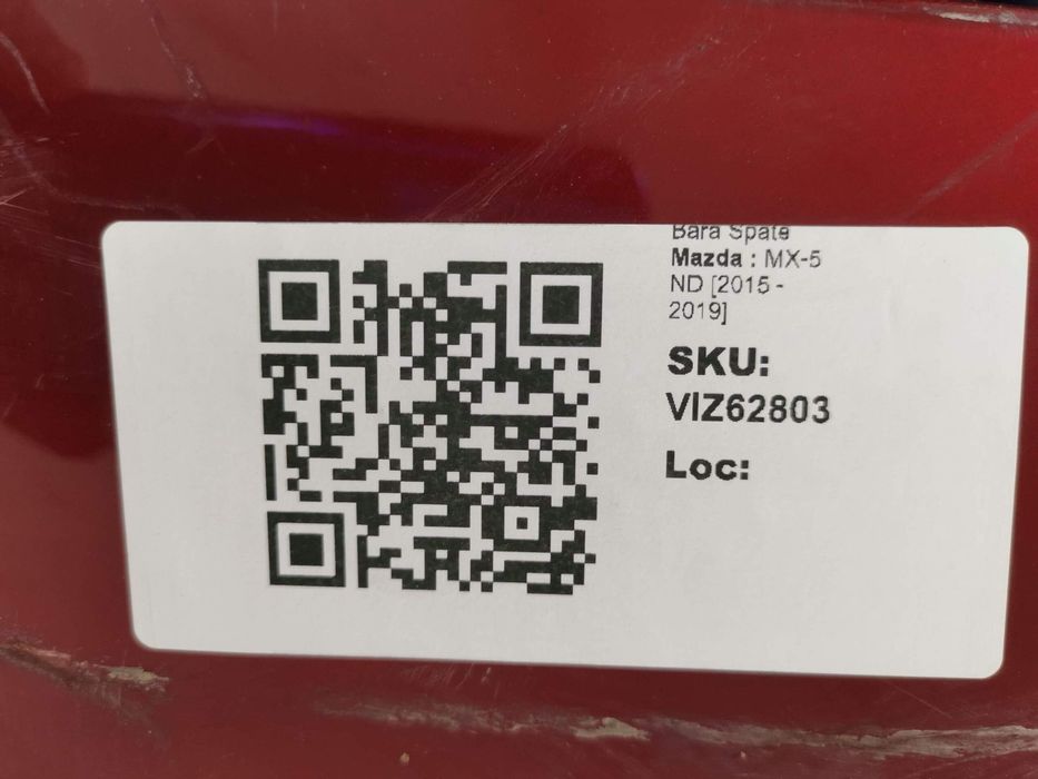 Задна броня Мазда МХ-5 / Mazda MX-5 ND [ - ] Оригинална, в добро състо