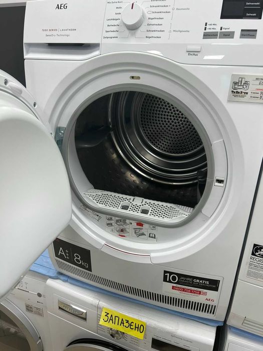 Сушилня с термопомпа AEG T7DB40680 A +++ 8KG Smart Diagnosis