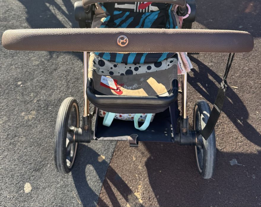 Cybex Priam 3 Platinum by Karolina Kurkova rose gold