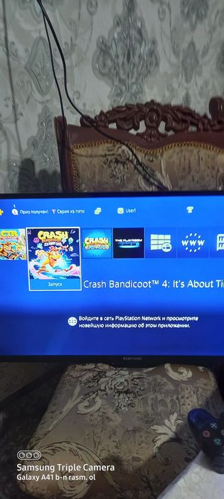 Ps 4 sotiladi xolati yangidek karobka dakument