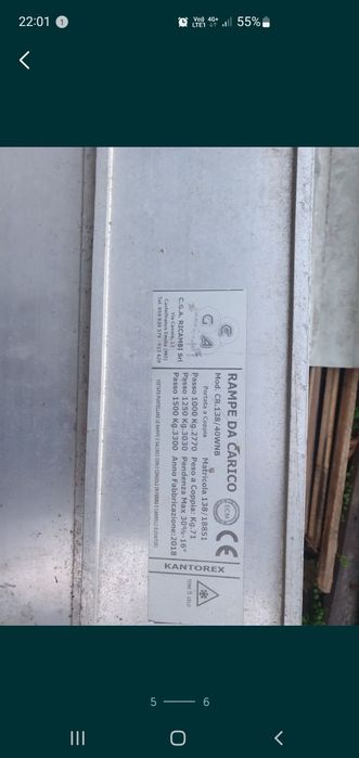 Vând rampe din aluminiu