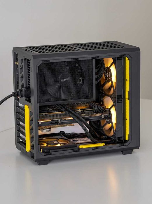 Carcasa ATX Gaming NAS Printata 3D Dual Rad 280 7 slot GPU 24Litrii