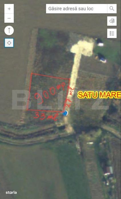 Teren extravilan, de vanzare, 900 mp zona Ratu Mare